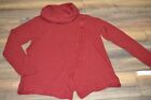 Apt 9 Cowlneck Cowl Neck Pullover Cable Knit Sweater Delicious Apple Red 