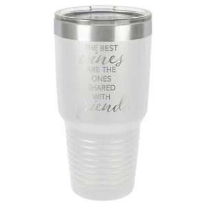 Die besten Weine werden mit Freunden geteilt 30 Unzen Polar Camel Becher - Bild 1 von 15