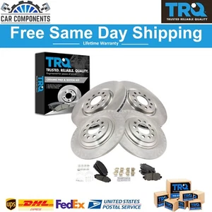 Front & Rear Premium Posi Ceramic Disc Brake Pads & Rotors For 2014-2015 Jeep - Picture 1 of 7