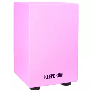 keepdrum DC1M-PK Junior Cajon Trommelhocker Pink - Picture 1 of 3