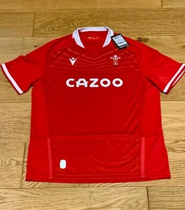Wales WRU 2021/22 Home Replica Shirt Cazoo Rugby Union XL New BNWT (RRP £70) - Picture 1 of 5