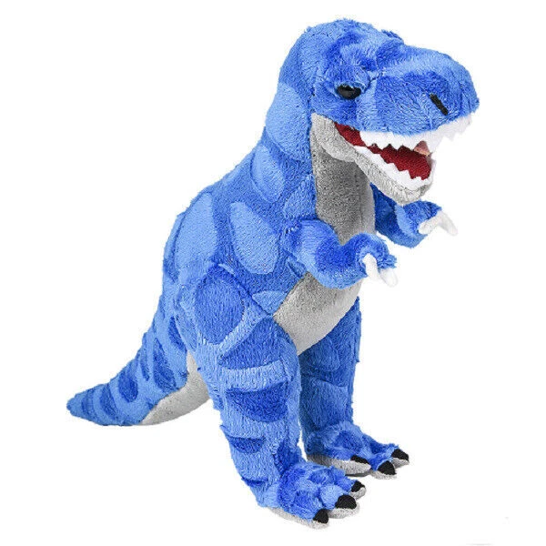 Rhode Island Novelty Tyrannosaurus Rex 16in Stuffed Animal - Blue (APADTRX)