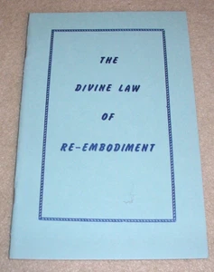 Vintage Occult Book Divine Law of Reembodiment Reincarnation I AM Activity 1966 - Picture 1 of 7