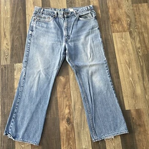 Levi's 517 -0216 Jeans Boot Cut Made In USA  Actual Fit W36 L26 - Picture 1 of 15