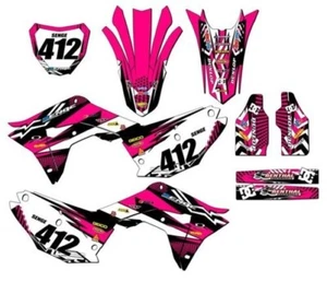 2017-2018 CRF 450 R MAYHEM Pink Senge Graphics Kit Compatible with Honda - Picture 1 of 10