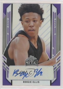 2021-22 Leaf Metal Portrait Auto Purple Rainbow /30 Boogie Ellis #PA-BE1 Auto