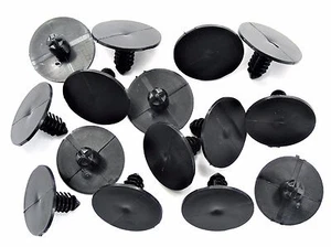 For Jeep Hood Insulation Pad Retainer Clips- Fits 1/4" Hole- 1" Head- 15pcs #097 - Picture 1 of 4