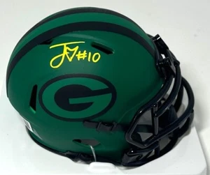 Minicasco Packer Quarterback Jordan Love Firmado Riddell RAVE Velocidad AUTO - BAS - Imagen 1 de 1
