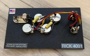 Rickenbacker 4001 Bass Wiring Harness NEW! CTS - Switchcraft - Mallory - Gavitt - Picture 1 of 2