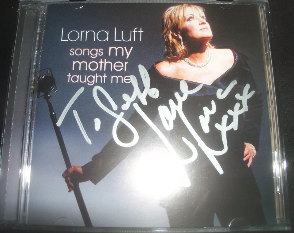 Lorna Luft ‎– CD assinado Songs My Mother Taught Me (Austrália) – Como novo - Imagem 1 de 1