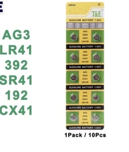 20 x LR41 192 392 1.5v Alkaline Coin Batteries Button Cell AG3 Watch Battery New - Picture 1 of 1