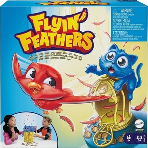 Mattel Games GVK24 Federflug Spiel für Kinder mit Spielzeugkatze und Vogel - Bild 1 von 8