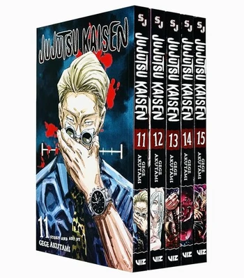Jujutsu Kaisen (Book 11-15) By Gege Akutami 5 Books Manga Set - Ages 16+ - PB - Image 1 of 3