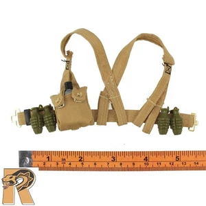 Action Marine 1995 - Belt & Harness w/ Grenades - 1/6 Scale GI JOE Action Figure - Picture 1 of 2