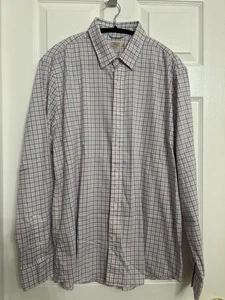 Faherty Men Plaid Shirt Button Down Long sleeves Size XL - Picture 1 of 7