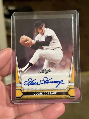 2021 Leaf Goose Gossage Autograph - BA-GG1 - Yankees - Padres - HOF - Image 1 of 2