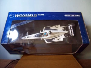 1/18 MINICHAMPS 180 000030 WILLIAMS BMW FW22 BRAZIL  2000 JENSON BUTTON SIGNED - Picture 1 of 7
