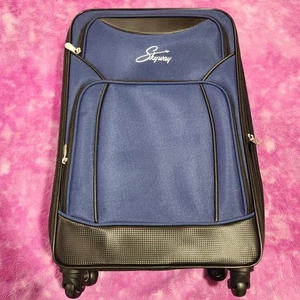 Skyway Handgepäck Rollgepäck blau Spinner Koffer 20 Zoll Reisetasche - Bild 1 von 13
