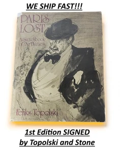 1973 Paris Losts A Sketchbook of the Thirties SIGNED by Topolski 96 Illustration - Bild 1 von 8