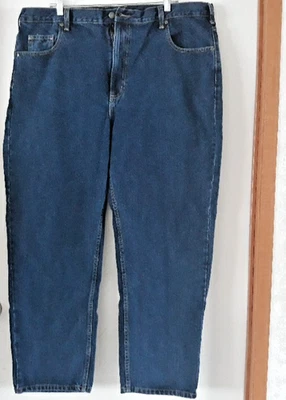 Mens Members  Mark Dark Blue Straight Fit Denim Jeans 42x30 - Image 1 of 4