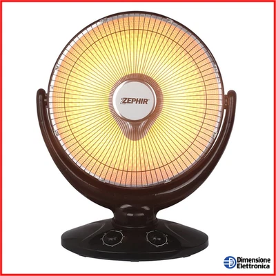 Stufa Elettrica Infrarossi Basso Consumo Alogena Riscaldatore ZEPHIR Oscillante - Immagine 1 di 4