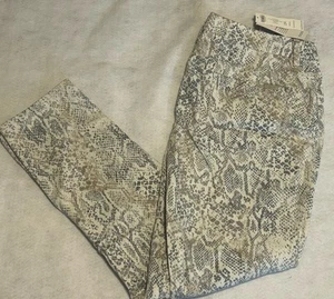 Neu mit Etikett! Chico's Denim Python Girlfriends Ankle Jeans Gr. 2 (L/12) - Bild 1 von 5