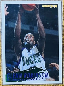1994-95 Fleer Basketball Glenn Robinson Rookie RC Milwaukee Bucks #320 NM-MT - Picture 1 of 2