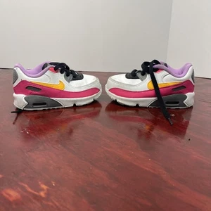 Scarpe da ginnastica Nike Air Max 90 bambino laser arancione iper rosa DM8688-100 ragazza taglia 8C - Foto 1 di 11