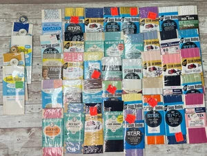 Vintage Huge lot of 45 Sewing Rick Rack-Seam Binding-Piping-Hem Tape -Elastic - Picture 1 of 17