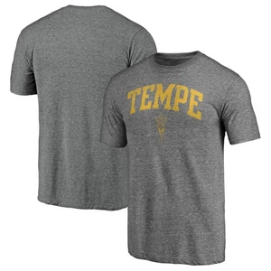 Men's Heather Gray Arizona State Sun Devils Arched City Tri-Blend T-Shirt - Picture 1 of 3