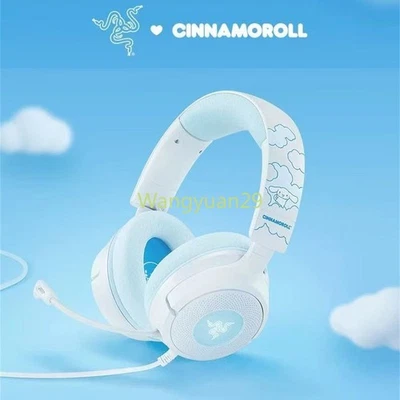 Razer x Sanrio Cinnamoroll Kraken V4 X Wired Headset Headphone Limited Edition - Image 1 of 4