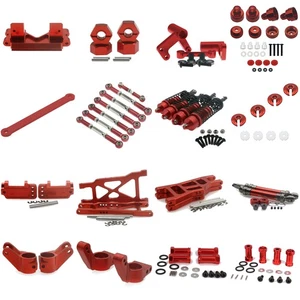 Alloy Upgraded Parts Hop-ups Red For RC Hobby 1-10 Traxxas Slash 2WD - Picture 1 of 48