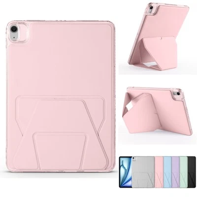 For iPad 11(A16)/Pro 13/Air 11/ Mini 7th Slim Shockproof Case w/ Foldable Stand - Image 1 of 4