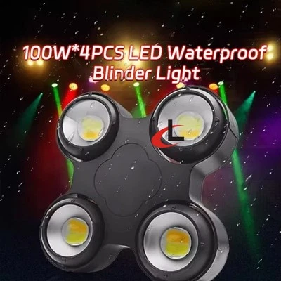 Waterproof Wash LED Blinder light 400W 2in1 Stage LED Outdoor COB Audience light - Image 1 of 4