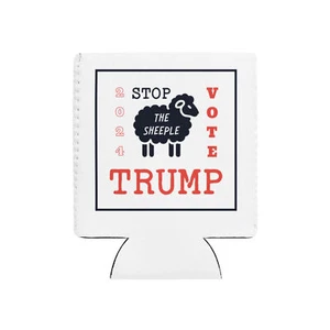 Aislador enfriador de latas Stop the Sheeple Vote Trump 2024 Election Supporter - Imagen 1 de 3