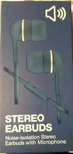 Stereo Earbuds Noise-Isolation Stereo Earbuds With Microphone (LOC EC-10) - Picture 1 of 2