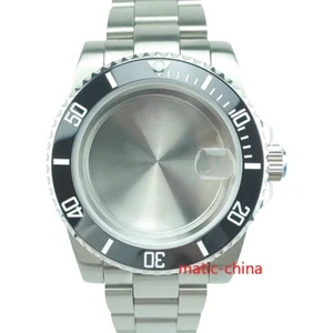 10ATM WR Sub Style Diver Watch Case Bracelet Mods Fit For ETA2836 Miyota8215 - Imagen 1 de 9