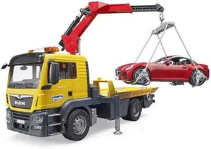 Bruder 03750 Uomo TGS Rimorchio Roadster e Modulo Luci e Suoni - Foto 1 di 2