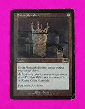GRIM MONOLITH - MTG Urza's Legacy - HP