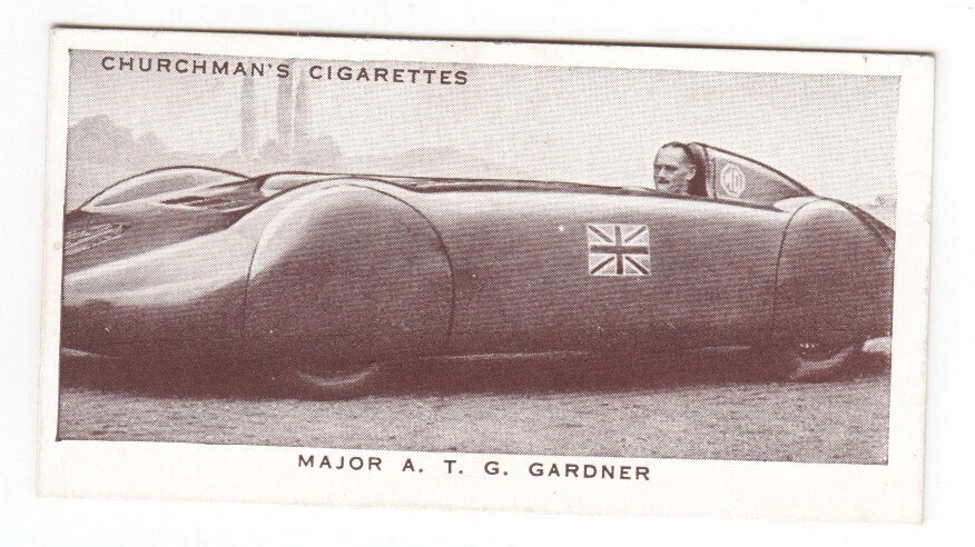 1939 Auto Racing Card of A.T. GOLDIE GARDNER O.B.E., M.C Segrave Trophy - Image 1 of 1