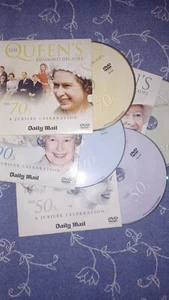 THE QUEEN'S DIAMOND DECADES- 4 Dvds Free P&P - Picture 1 of 17