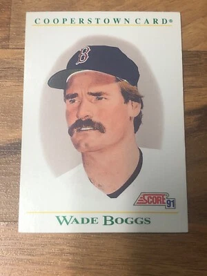 1991 Score Cooperstown Card Wade Boggs - Image 1 of 2