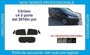 pellicole oscuranti vetri  citroen c4 5 porte  dal 2010 in poi  - Bild 1 von 1