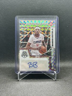 2021-22 Panini Mosaic Brandon Boston Jr. Mosaic Prizm Rookie RC Auto #RAM-BBJ - Image 1 of 2