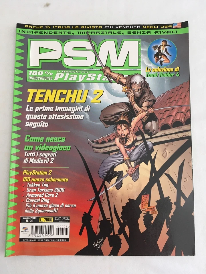 RIVISTA PSM ITALIA MENSILE PLAYSTATION - NUM. 25 APRILE 2000 - VIDEOGAMES PS - Immagine 1 di 1