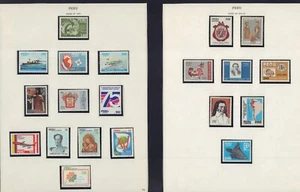 PERÙ 1982-1984 775-788, 801-806, COME NUOVO LH - Foto 1 di 1