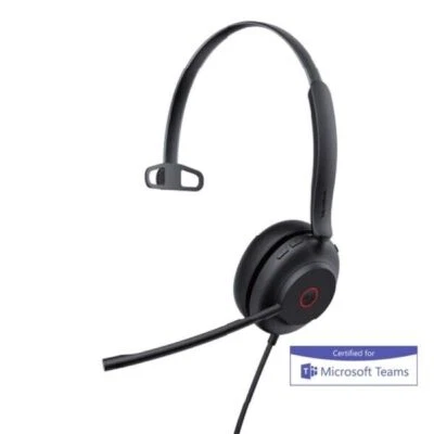 Yealink 1308135 UH35 Mono MS Teams USB Wired Headset Black - Image 1 of 3