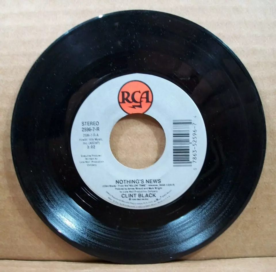 Clint Black - Nothing's News/Live And Learn (45 RPM, 1990, RCA) - Image 1 of 4