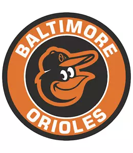 Baltimore Orioles 3" round Decal / MLB / FREE SHIPPING (BUY2 GET 1 FREE) - Picture 1 of 4