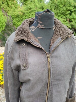 D&G Dolce & Gabbana Women Brown Corduroy Jacket with fur inside Size 42 - Image 1 of 4